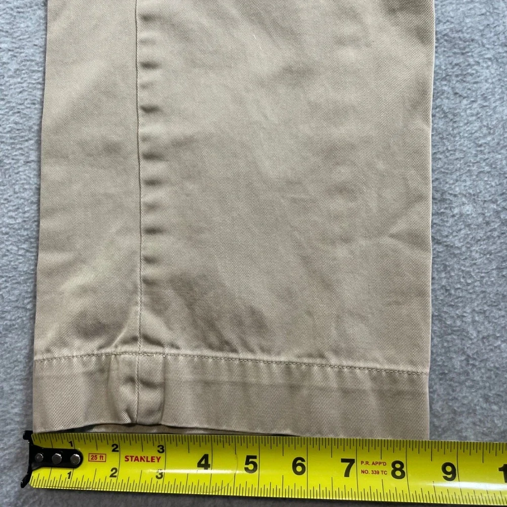 Polo Ralph Lauren Chino Pants Khaki Mens Size 37x30 Class Fit Causal Pants Tan - Picture 8 of 16